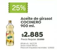 Cocinero - Aceite de girasol