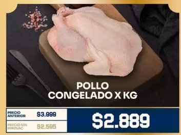 X$ - POLLO CONGELADO