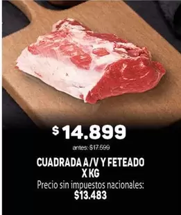 CUADRADA A/V Y FETEADO