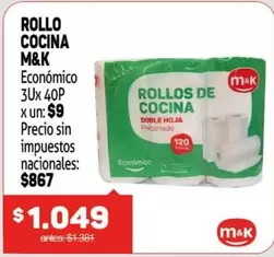 M&K - ROLLO COCINA