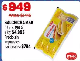 M&K - SALCHICHA