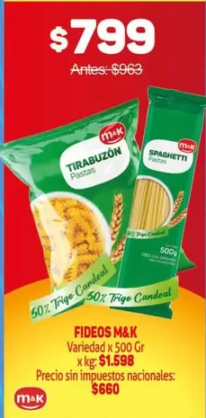 M&K - Fideos