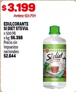 X$ - EDULCORANTE SI DIET STEVIA