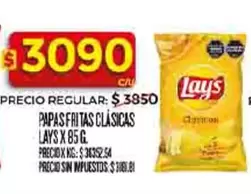 X$ - Papas fritas clasicas