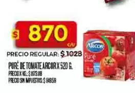 Arcor - Puré de Tomate