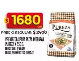 Pureza - PREMEZCLA PARA PIZZA INTEGRAL