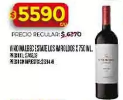 Malbec - VINO MALBEC ESTATE
