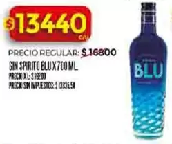 Spirito - GIN SPIRITO BLU X700 ML
