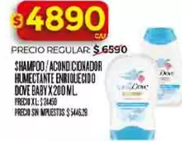 Dove - SHAMPOO / ACONDICIONADOR HUMECTANTE ENRIQUECIDO