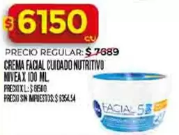 Nivea - CREMA FACIAL CUIDADO NUTRITIVO