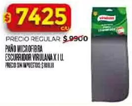 Virulana - PAÑO MICROFIBRA ESCURRIDOR