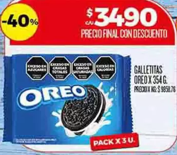 Oreo - GALLETITAS OREO