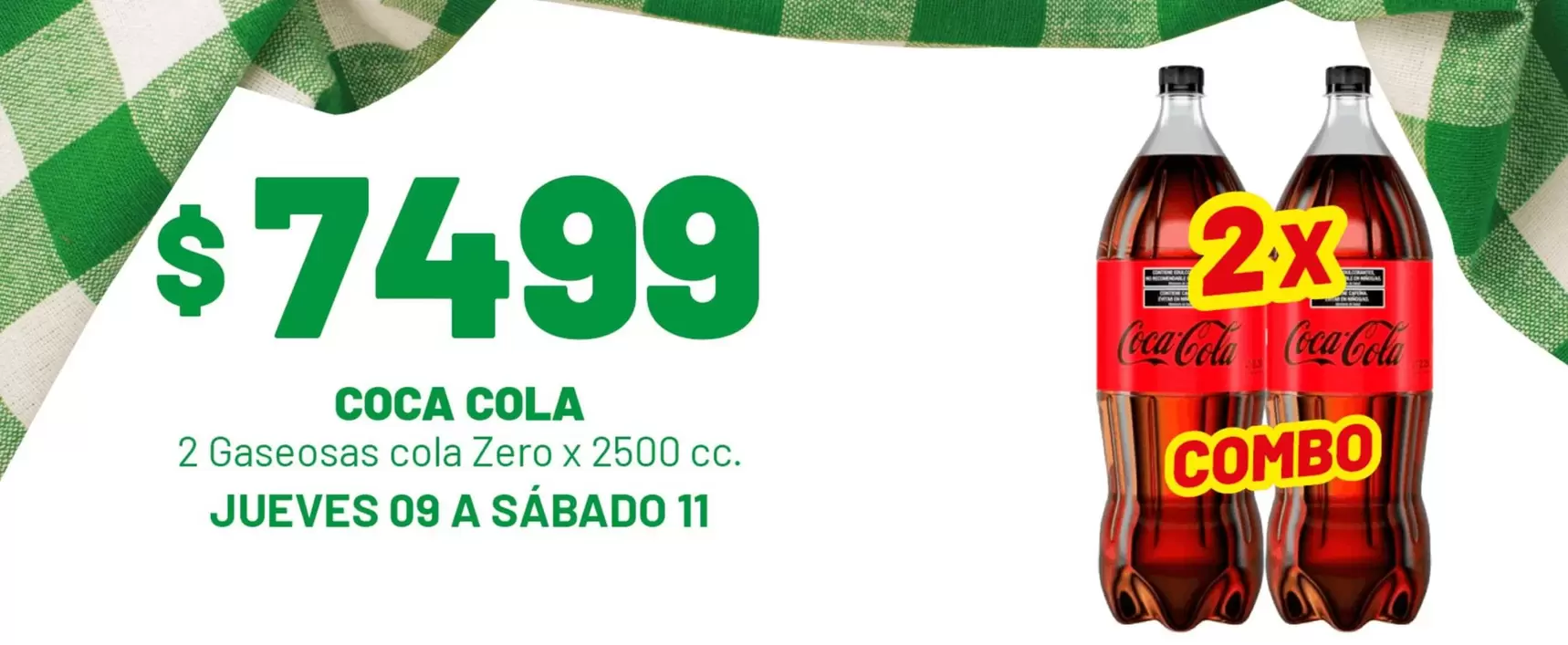 Coca cola - 2 Gasosas cola Zero