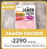X$ - JAMÓN COCIDO