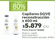 Dove - Capilares reconstrucción