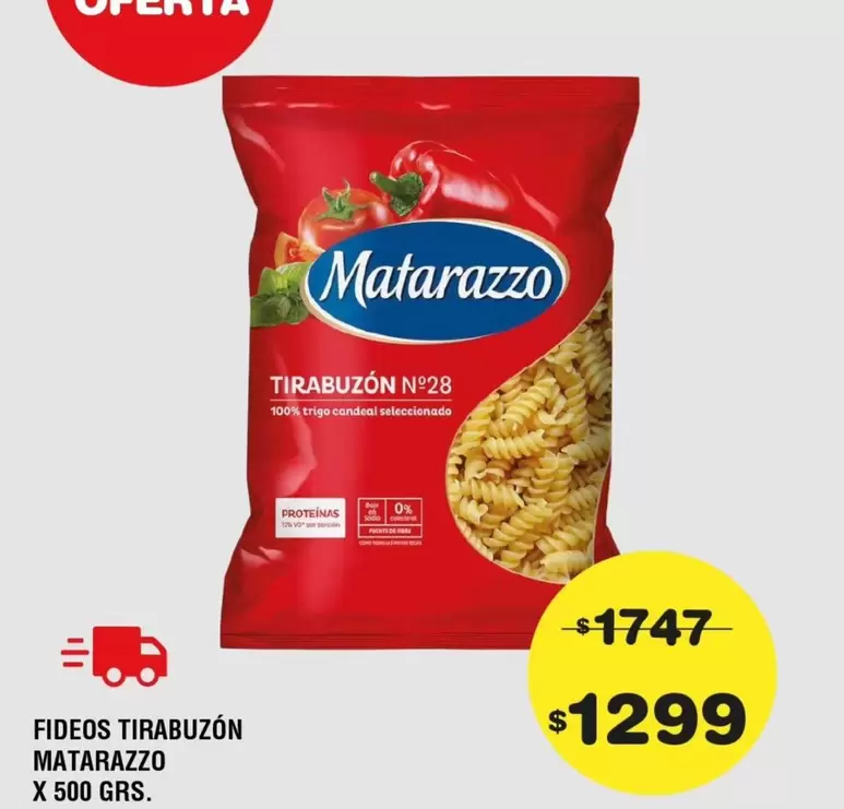 Matarazzo - FIDEOS TIRABUZÓN