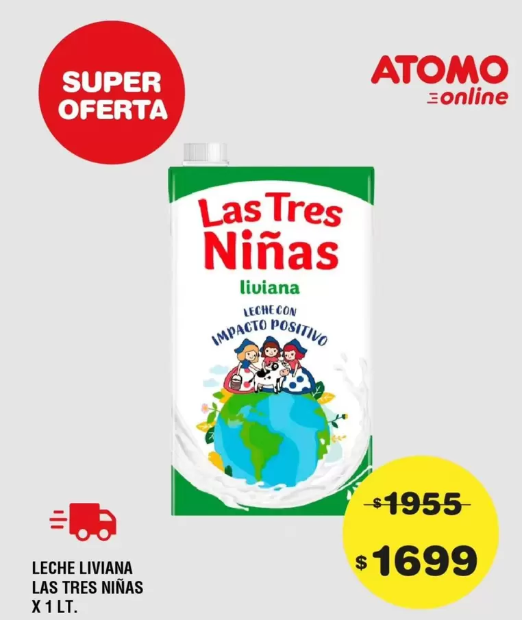 Las Tres Niñas - LECHE LIVIANA