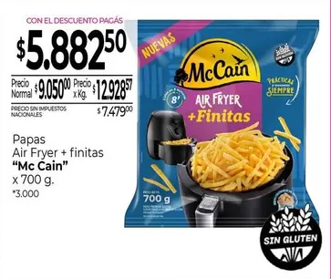 X$ - Papas Air Fryer + Finitas