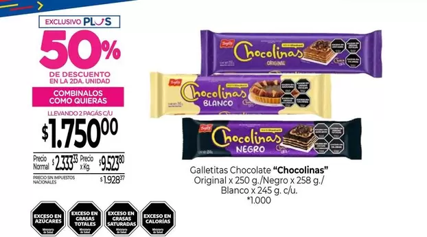 chocolinas - Galletitas Chocolate