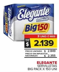 Elegante - Servilletas Big Pack