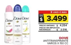 Dove - ANTITRANSPIRANTE VARIOS