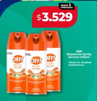 Off - Repelente family aerosol