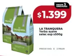 La Tranquera - Yerba suave selec esp