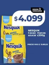 Nesquik - Cacao menos azucar