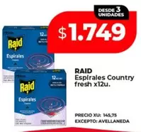 Raid - Espirales Country fresh
