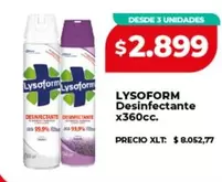 Lysoform - Desinfectante x360cc