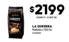 La Quesera - Rallado x 150 Gr. Cód1343