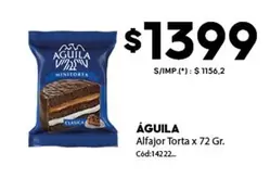 Aguila - Alfajor Torta x 72 Gr. Cód:14222