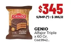 X$ - Alfajor Triple x 60 Gr. Cód:9942