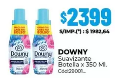 Downy - Suavizante Botella x 350 Ml. Cód:29001