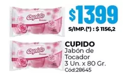 Cupido - Jabón de Tocador 3 Un. x 80 Gr. Cód:28645