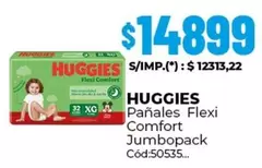 Huggies - Pañales Flexi Comfort Jumbopack Cód:50535