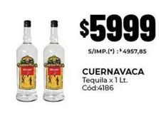 Cuernavaca - CUERNAVACA Tequila x 1 Lt. Cód:4186