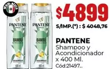 Pantene - Shampoo y Acondicionador x 400 Ml. Cód:21497