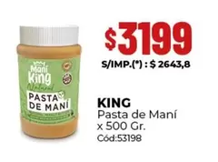 King - Pasta de Maní