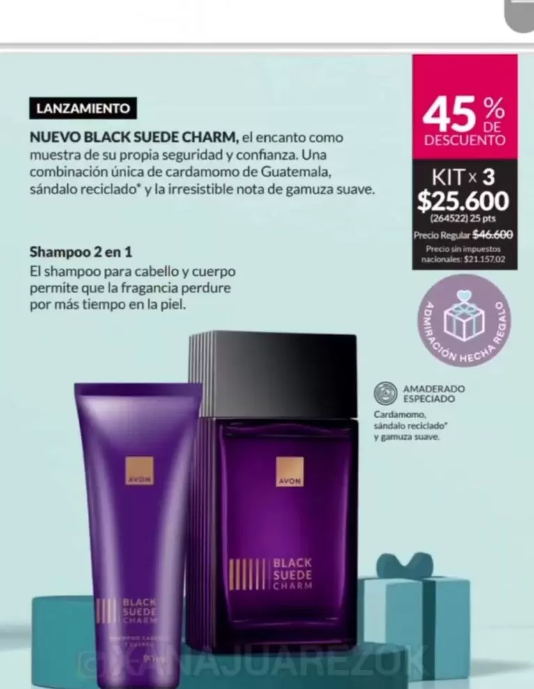 Suave - BLACK SUEDE CHARM