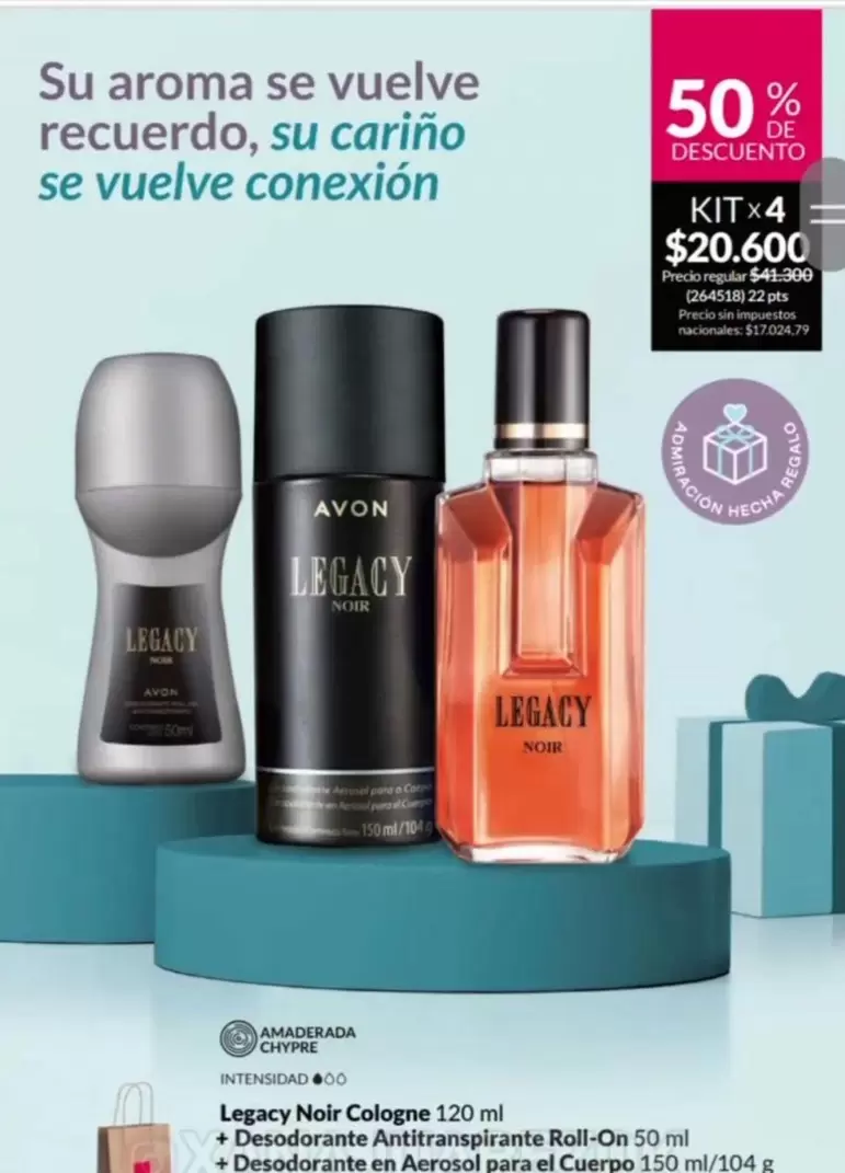 Avon - Legacy Noir Cologne