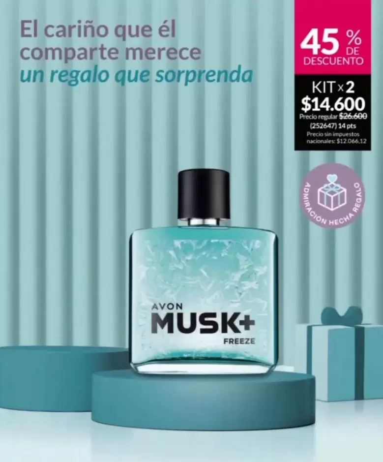 Avon - MUSK+ FREEZE KIT