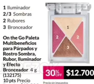 Efecto - Iluminador, Sombras, Rubores y Bronceador (132175)