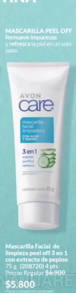 Off - Mascarilla Facial de limpieza peel off 3 en 1
