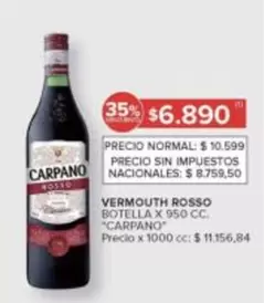 Carpano - VERMOUTH ROSSO