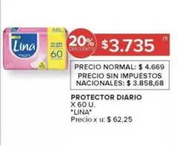 Lina - PROTECTOR DIARIO