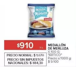 X$ - Medallón de Merluza