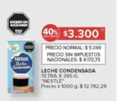 X$ - Leche Condensada Tetra