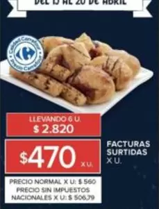 Carrefour - Facturas Surtidas