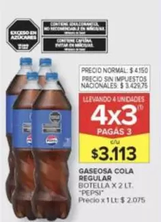 Pepsi - GASEOSA COLA REGULAR